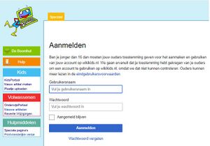 Inlogpagina WikiKids