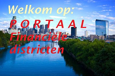 Het logo van het Portaal des Financiële districten