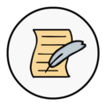 Quill and Paper Icon KL.png